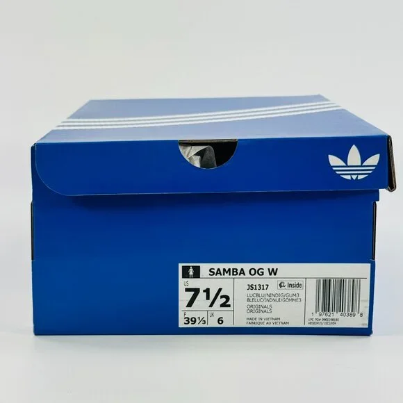 Adidas Women's Samba OG 'Lucid Indigo Pink' JS1317 Multi Size - Picture 11 of 16